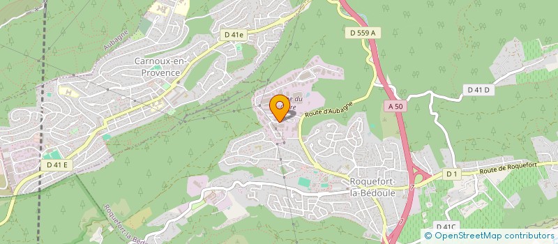 localisation de l'entreprise AUTO ANCIENNE CARROSSERIE  ROQUEFORT-LA-BEDOULE