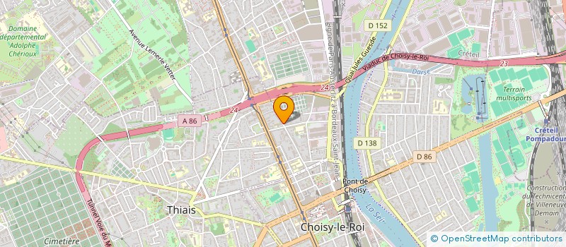 localisation de l'entreprise AUTO AND CO à CHOISY-LE-ROI