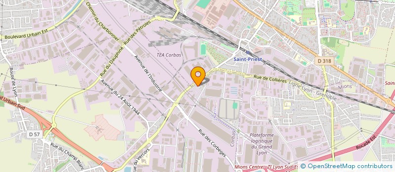 localisation de l'entreprise AUTO AND GO à CORBAS