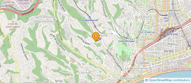 localisation de l'entreprise AUTO ANTO à NICE