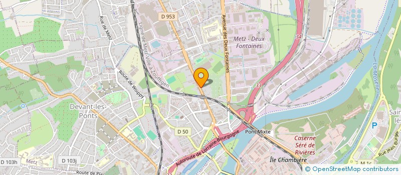 localisation de l'entreprise AUTO ARENA 57  METZ