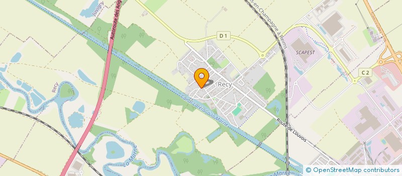 localisation de l'entreprise AUTO ARENA  RECY