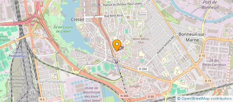 localisation de l'entreprise AUTO ARTE  CRETEIL