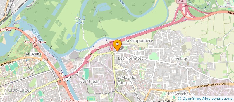 localisation de l'entreprise AUTO ASSISTANCE LYONNAIS  VAULX EN VELIN