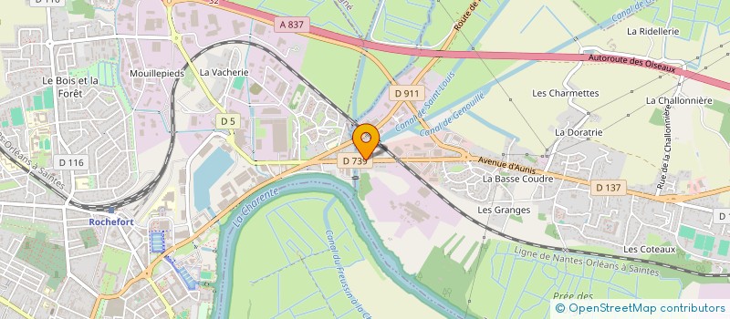 localisation de l'entreprise AUTO ATLANTIQUE OCCASIONS  TONNAY-CHARENTE