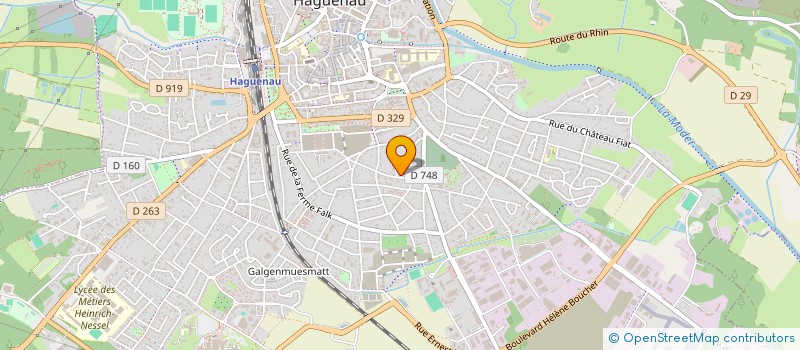 localisation de l'entreprise AUTO AUTREMENT  HAGUENAU