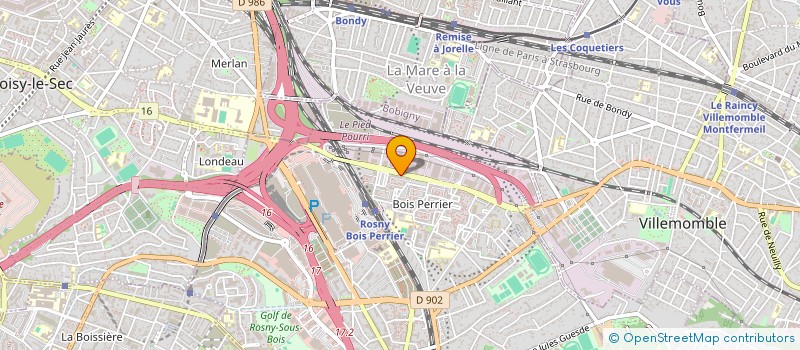 localisation de l'entreprise AUTO AVENIR à ROSNY-SOUS-BOIS