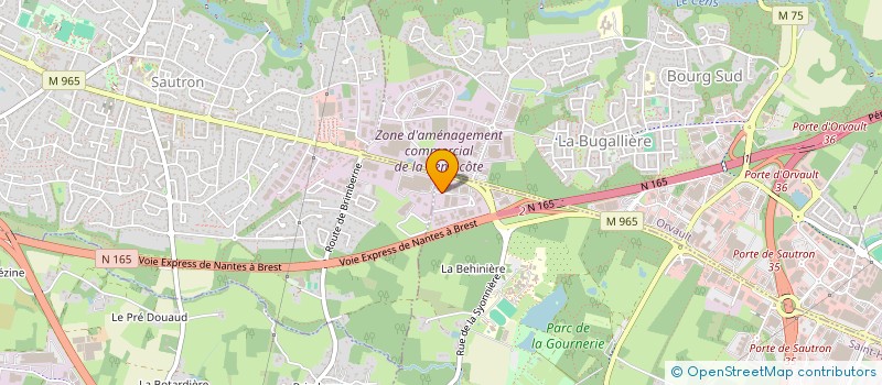 localisation de l'entreprise AUTO BAT  SAINT-HERBLAIN