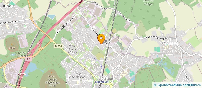 localisation de l'entreprise AUTO BATI FILMS  LIBERCOURT