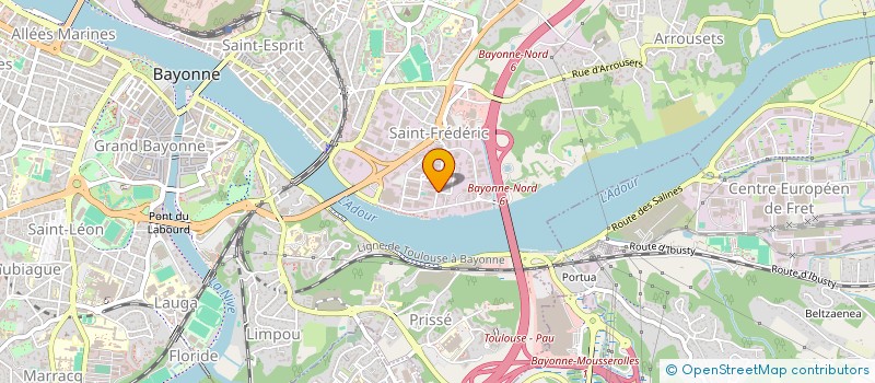 localisation de l'entreprise AUTO BAYONNE SERVICE à BAYONNE