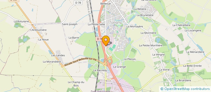 localisation de l'entreprise AUTO BELLEVIGNY  BELLEVIGNY