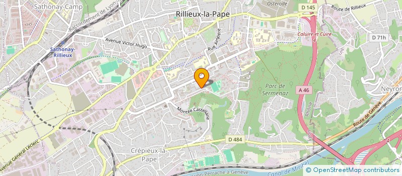 localisation de l'entreprise AUTO BELLICARD à LYON