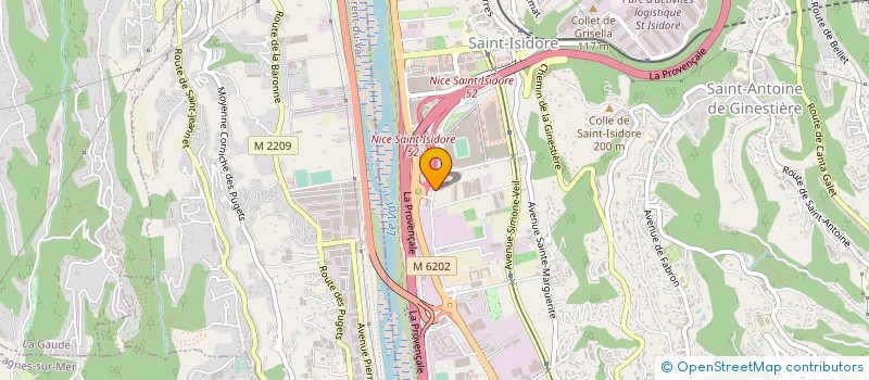 localisation de l'entreprise AUTO BEST DEPANNAGE TRANSPORTS  NICE