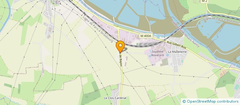 localisation de l'entreprise AUTO BILAN 54 à LANEUVEVILLE-DEVANT-NANCY