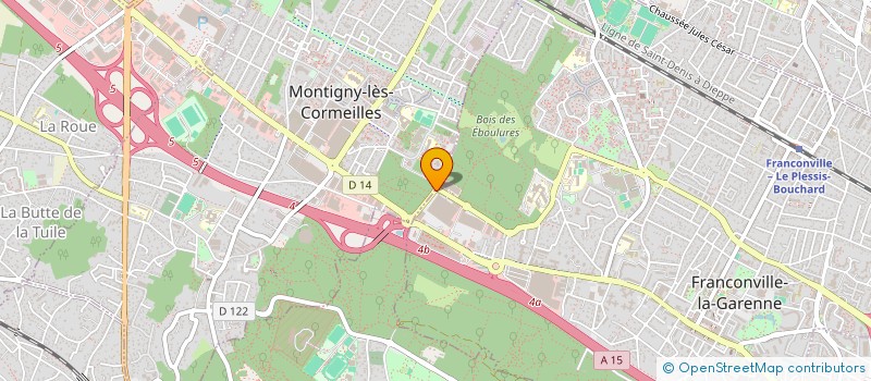 localisation de l'entreprise AUTO BILAN 95  FRANCONVILLE