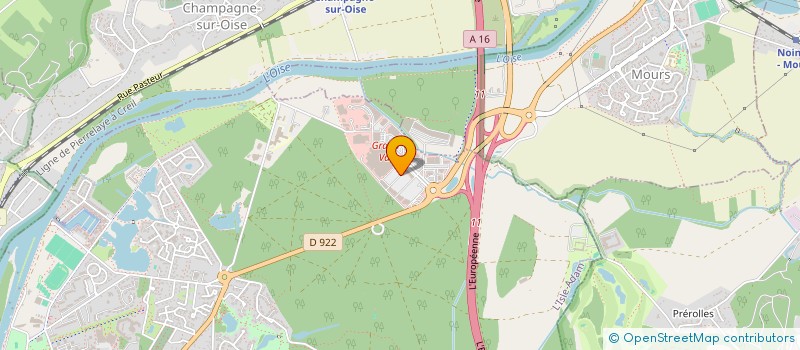 localisation de l'entreprise AUTO BILAN ADAMOIS  L'ISLE ADAM