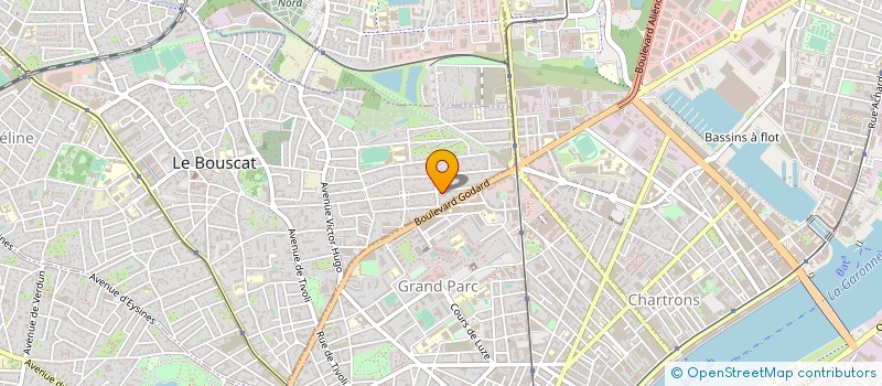 localisation de l'entreprise AUTO BILAN BORDEAUX NORD à LE BOUSCAT