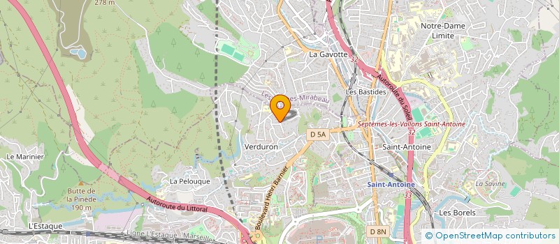 localisation de l'entreprise AUTO BILAN CAP PINEDE à MARSEILLE