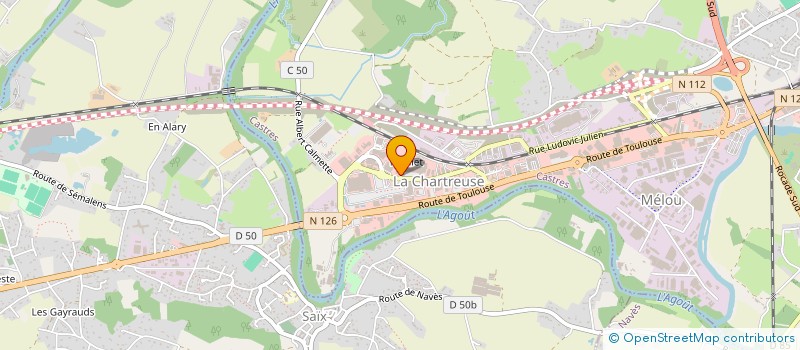 localisation de l'entreprise AUTO BILAN CASTRAIS  CASTRES