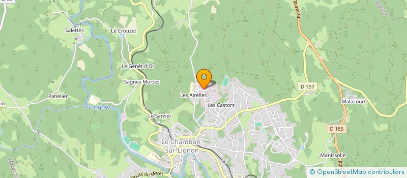 localisation de l'entreprise AUTO BILAN CEVENOL à LE CHAMBON-SUR-LIGNON