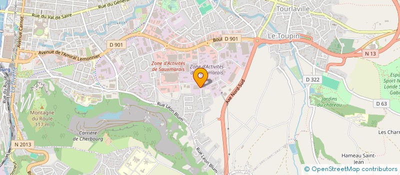 localisation de l'entreprise AUTO BILAN CHERBOURGEOIS à CHERBOURG-EN-COTENTIN