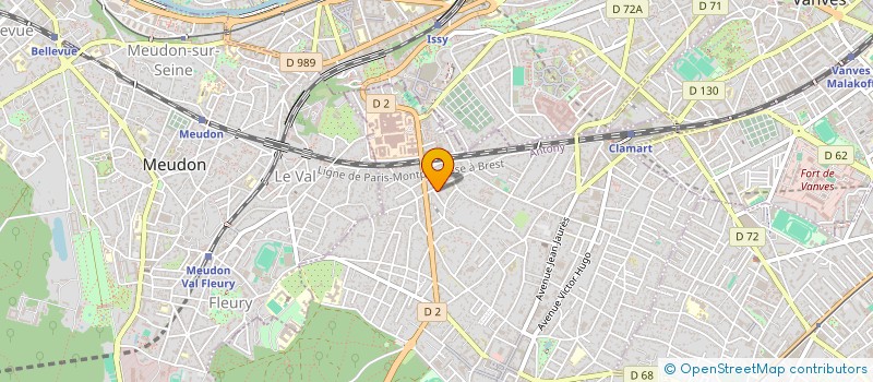 localisation de l'entreprise AUTO BILAN CLAMART 92 à CLAMART