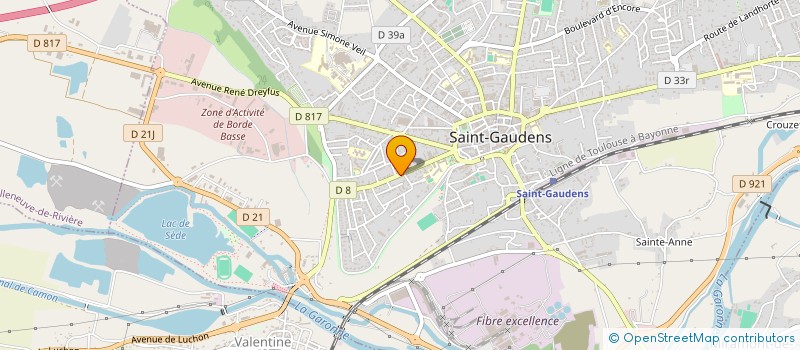 localisation de l'entreprise AUTO BILAN CONSEIL SAINT GAUDENS à SAINT-GAUDENS