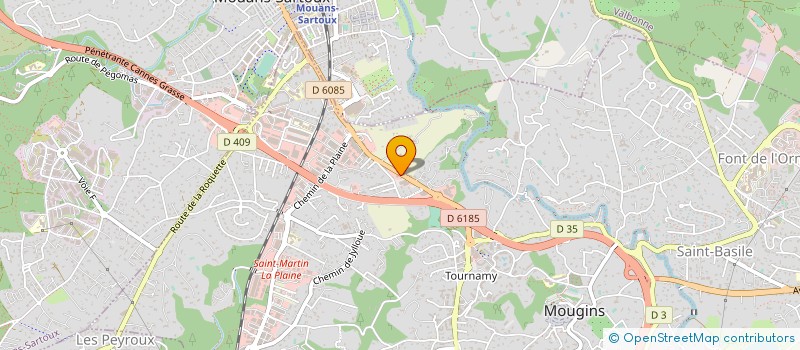 localisation de l'entreprise AUTO BILAN CONTROLE DIAGNOSTIC à MOUGINS