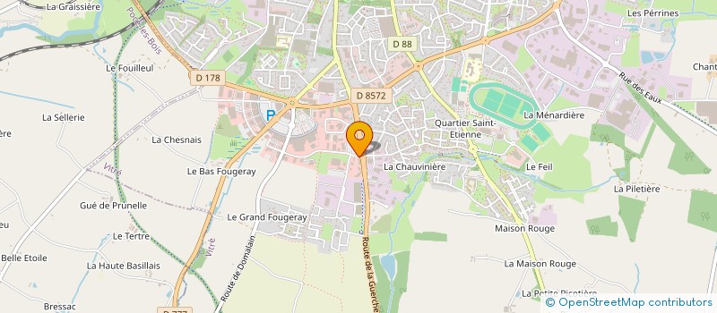 localisation de l'entreprise AUTO BILAN CONTROLE DIAGNOSTIC  VITRE