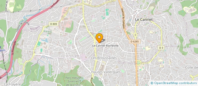 localisation de l'entreprise AUTO BILAN COTE D AZUR à LE CANNET