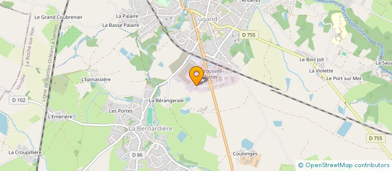 localisation de l'entreprise AUTO BILAN CUGAND à CUGAND