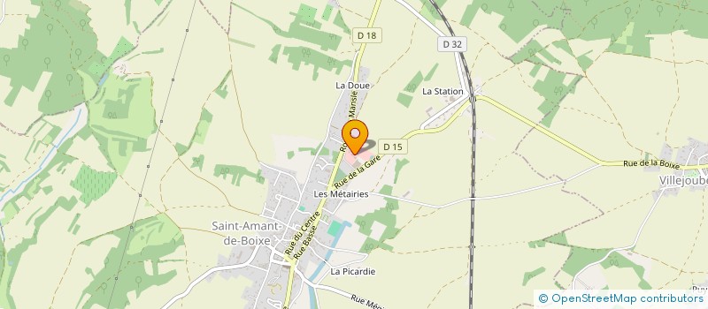 localisation de l'entreprise AUTO BILAN DE LA BOIXE SARL à SAINT-AMANT-DE-BOIXE
