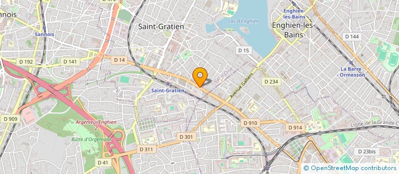 localisation de l'entreprise AUTO BILAN DE LA RN 14 à SAINT-GRATIEN