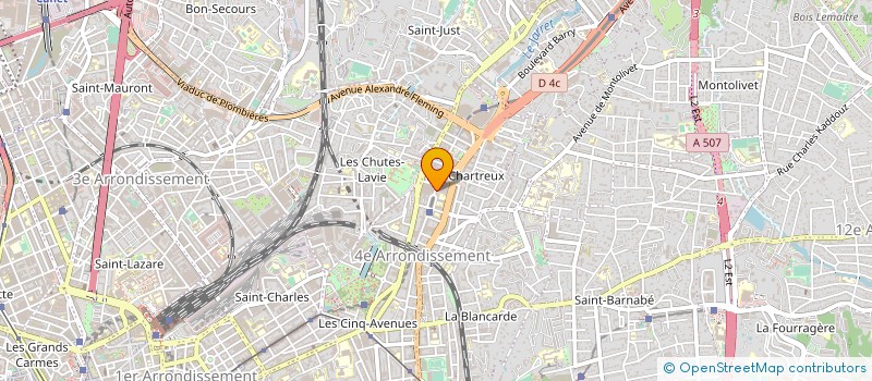 localisation de l'entreprise AUTO BILAN DES CHARTREUX à MARSEILLE