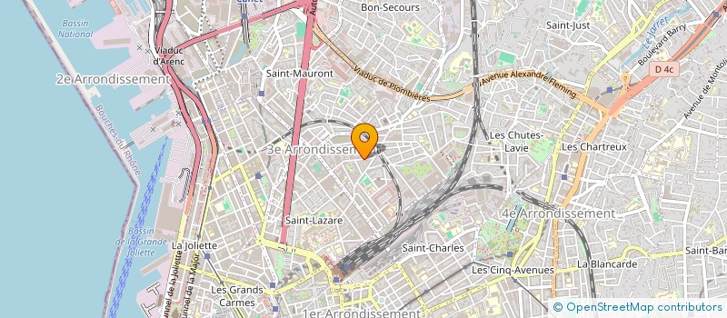 localisation de l'entreprise AUTO BILAN DU 3EME  MARSEILLE