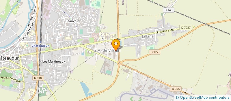 localisation de l'entreprise AUTO BILAN DUNOIS à CHATEAUDUN