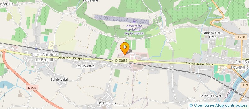 localisation de l'entreprise AUTO BILAN FOYEN à PORT-SAINTE-FOY-ET-PONCHAPT