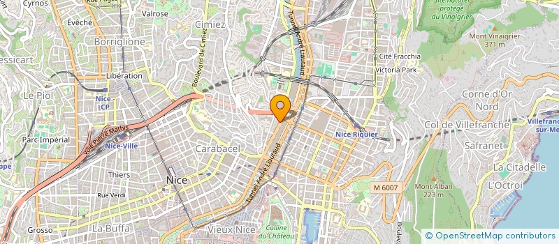 localisation de l'entreprise AUTO BILAN GALLIENI à NICE