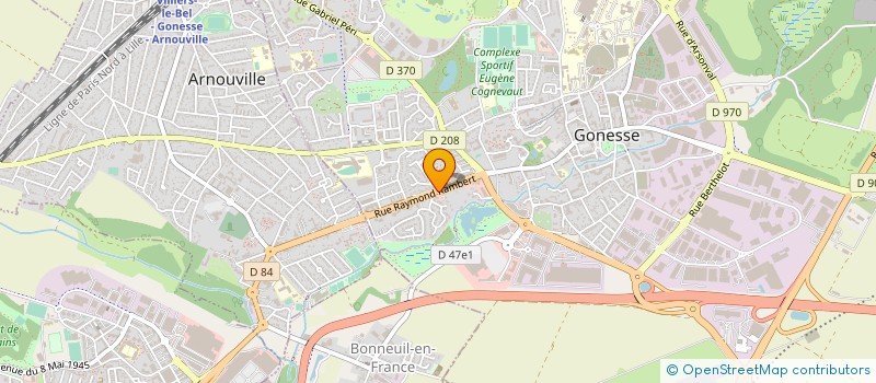 localisation de l'entreprise AUTO BILAN GONESSE à GONESSE