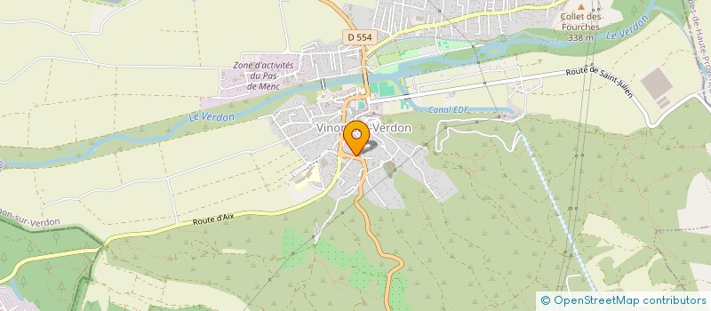 localisation de l'entreprise AUTO BILAN JB VERDON  VINON-SUR-VERDON