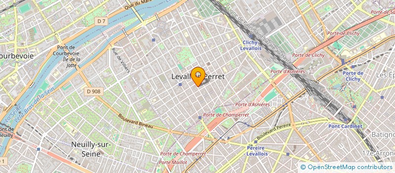 localisation de l'entreprise AUTO BILAN LEVALLOIS PERRET à LEVALLOIS-PERRET