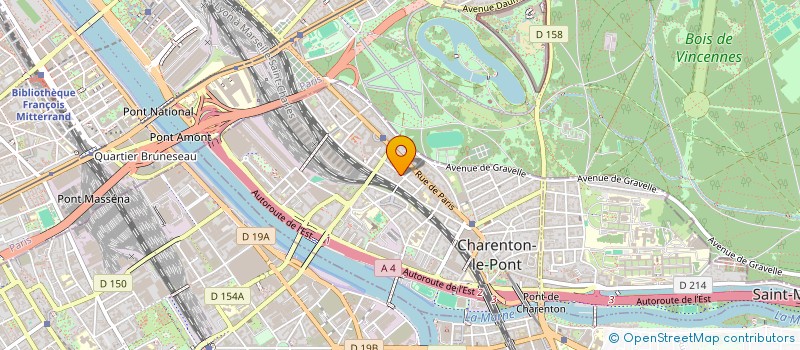 localisation de l'entreprise AUTO BILAN LIBERTE à CHARENTON-LE-PONT