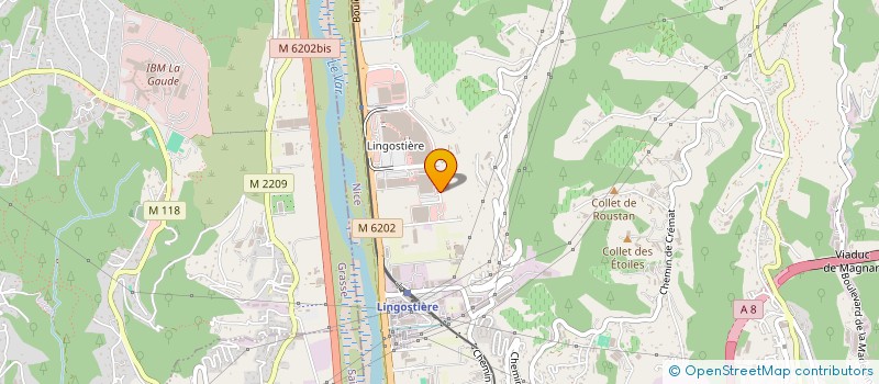 localisation de l'entreprise AUTO BILAN LINGOSTIERE à NICE