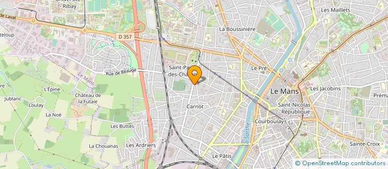 localisation de l'entreprise AUTO BILAN LJP à LE MANS