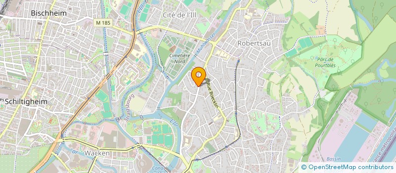 localisation de l'entreprise AUTO BILAN LORANG à STRASBOURG