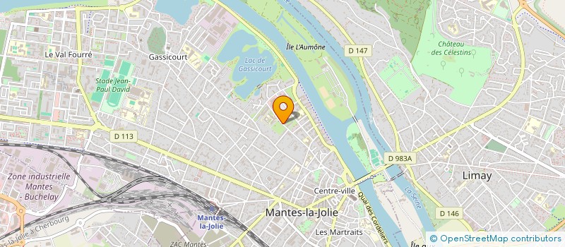 localisation de l'entreprise AUTO BILAN MANTES à MANTES-LA-JOLIE