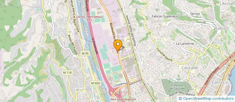 localisation de l'entreprise AUTO BILAN MARCEAU à NICE