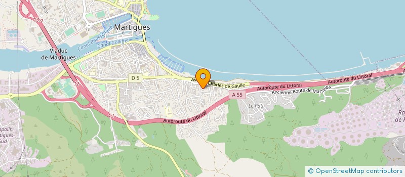 localisation de l'entreprise AUTO BILAN MARTEGALES  MARTIGUES