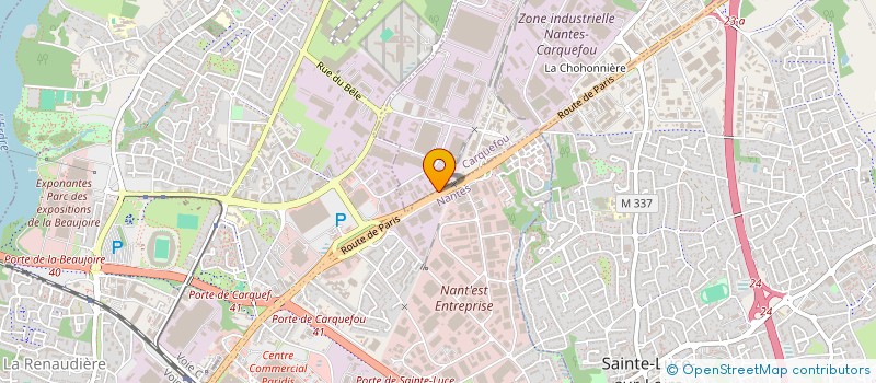 localisation de l'entreprise AUTO BILAN NANT'EST à CARQUEFOU