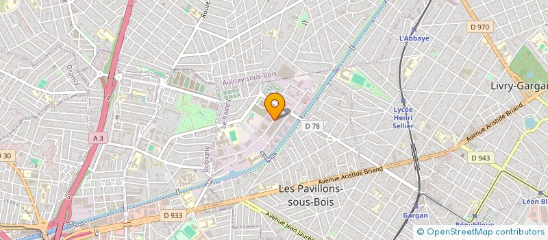 localisation de l'entreprise AUTO BILAN PAVILLONS SOUS BOIS  LES PAVILLONS-SOUS-BOIS